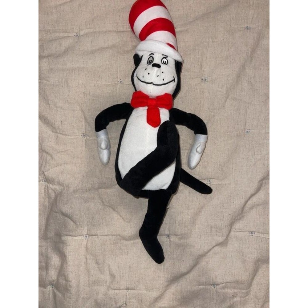 Vintage 20” Dr Seuss The Cat in The Hat Kohls Cares Plush Movie Merchandise